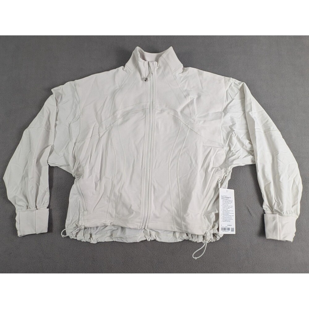 NWT lululemon Define Relaxed-Fit Jacket Luon Bone Size 4 Full Zip Womens